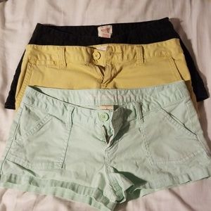 3 Mossimo Shorts